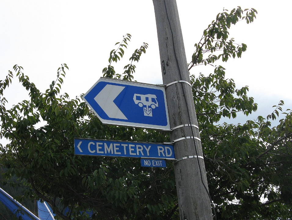 No Exit on Cemetary Road